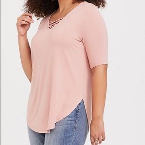 Torrid Strappy Tunic Tee